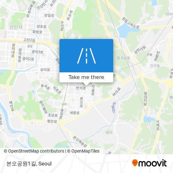 본오공원1길 map