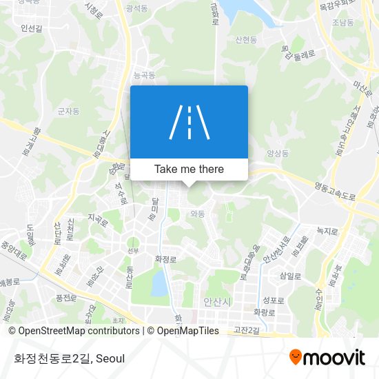 화정천동로2길 map