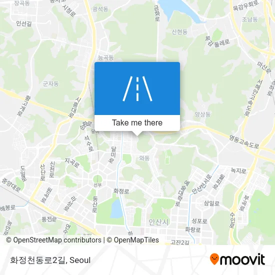 화정천동로2길 map