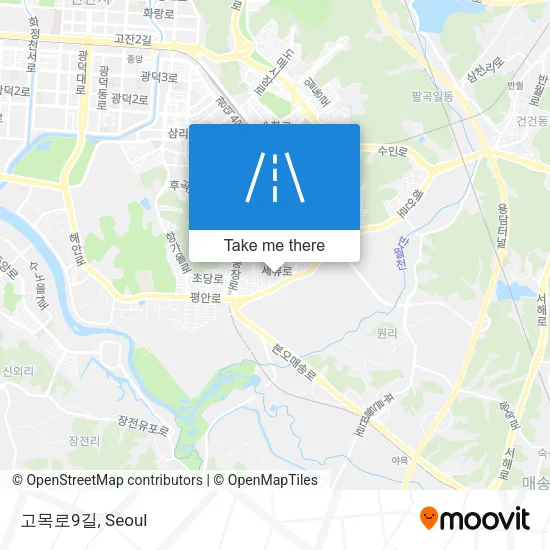 고목로9길 map