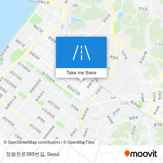 정왕천로385번길 map