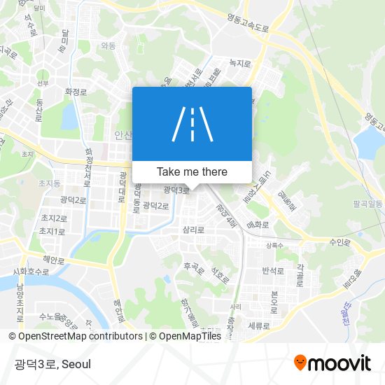 광덕3로 map