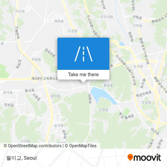 월미교 map