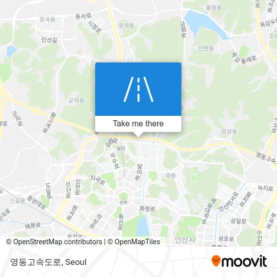 영동고속도로 map