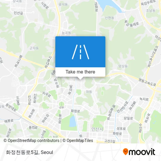 화정천동로5길 map