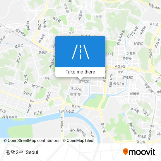 광덕2로 map