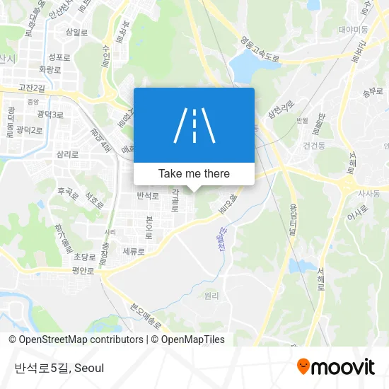반석로5길 map
