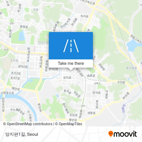 양지편1길 map
