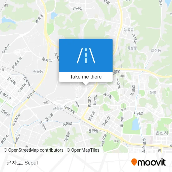 군자로 map