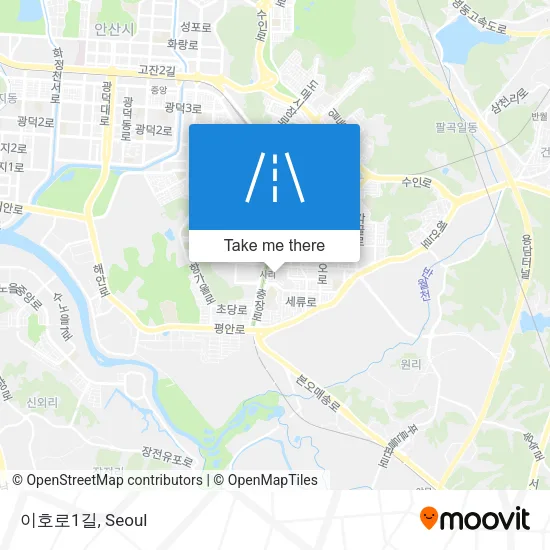 이호로1길 map