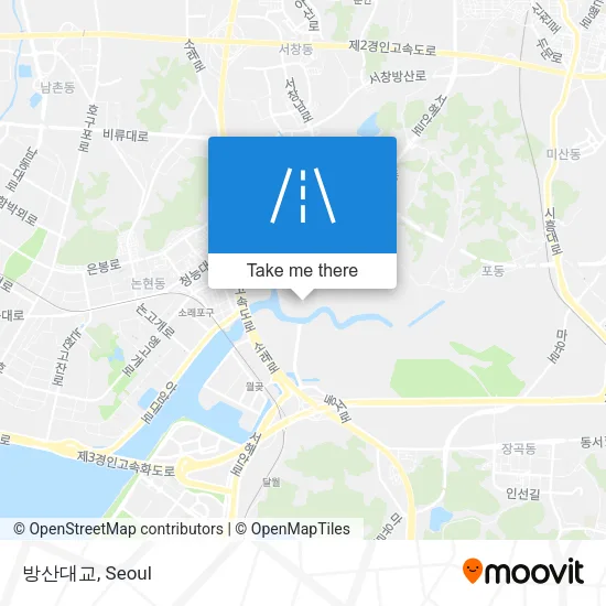 방산대교 map