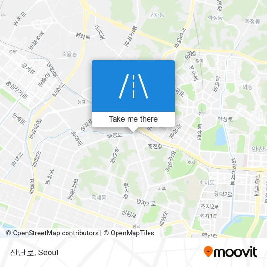 산단로 map