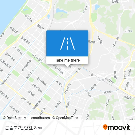 큰솔로7번안길 map