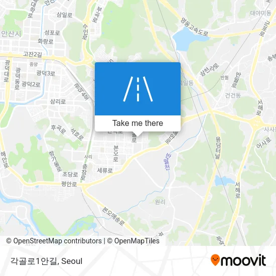 각골로1안길 map