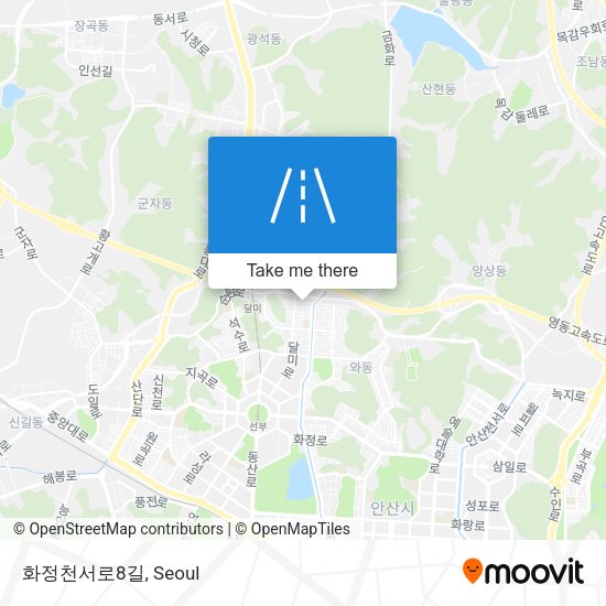 화정천서로8길 map