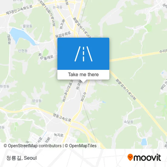 청룡길 map
