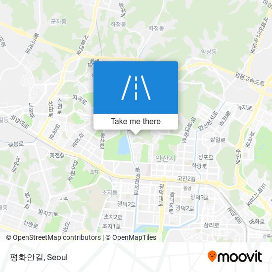 평화안길 map