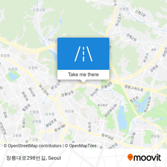 창룡대로298번길 map