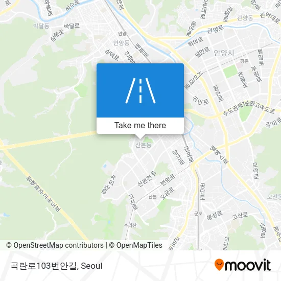 곡란로103번안길 map