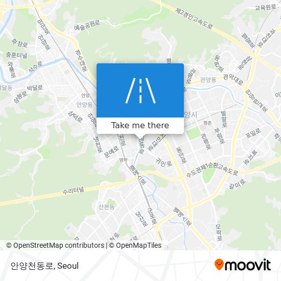 안양천동로 map