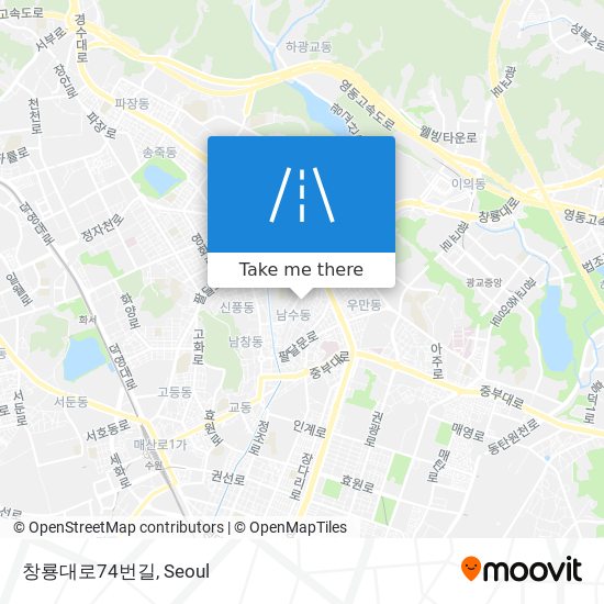 창룡대로74번길 map