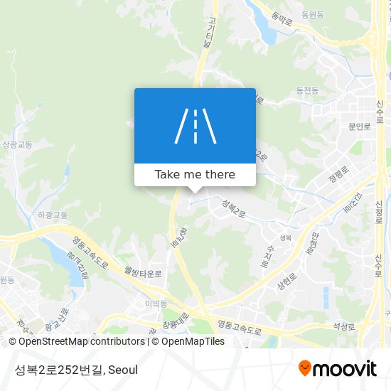 성복2로252번길 map