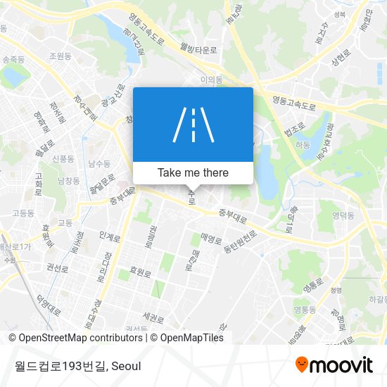 월드컵로193번길 map