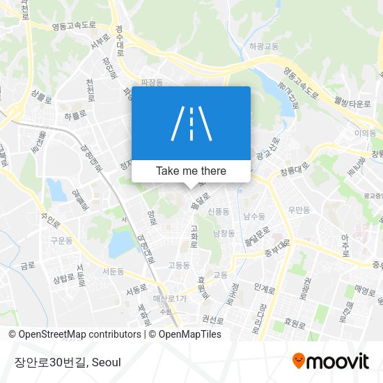 장안로30번길 map