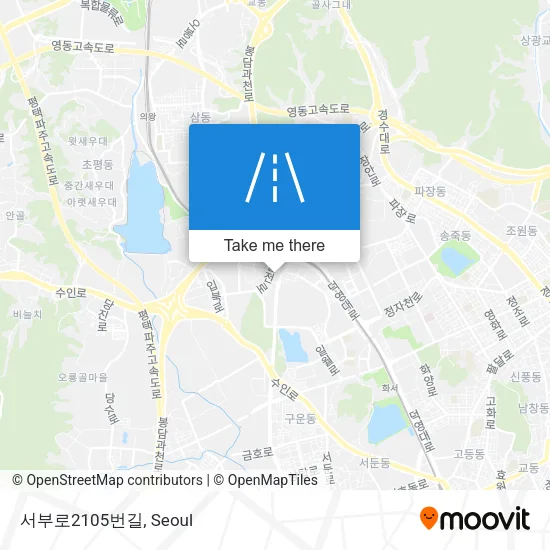 서부로2105번길 map