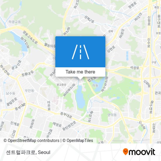 센트럴파크로 map