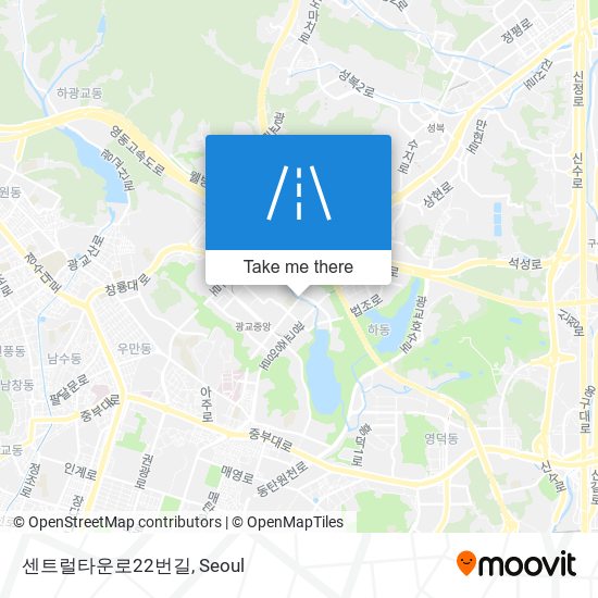 센트럴타운로22번길 map