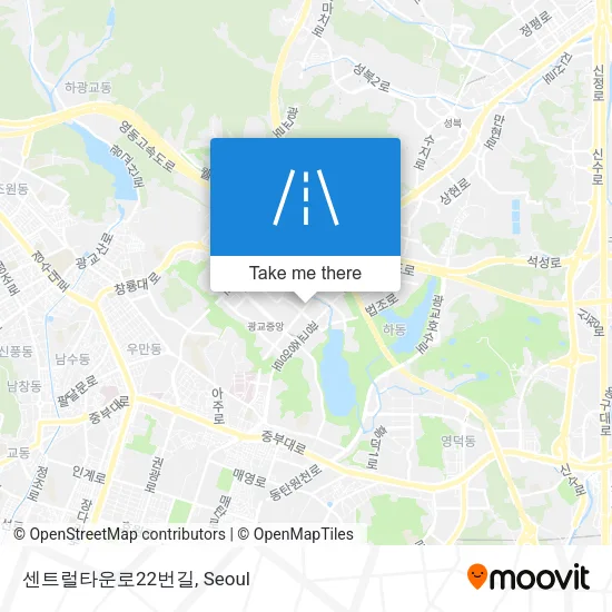 센트럴타운로22번길 map