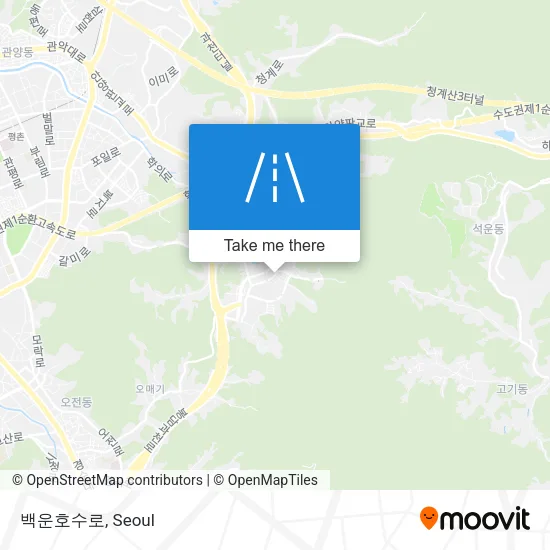 백운호수로 map