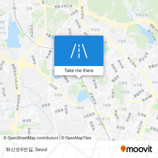 화산로6번길 map