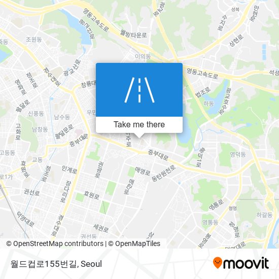 월드컵로155번길 map