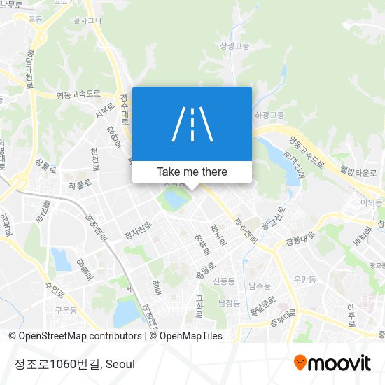 정조로1060번길 map