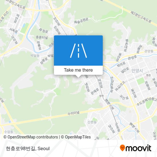 현충로98번길 map