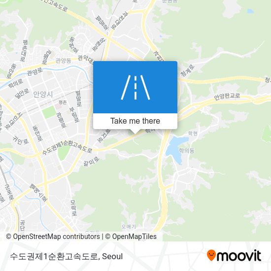 수도권제1순환고속도로 map