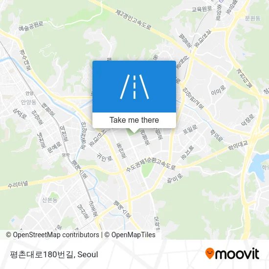 평촌대로180번길 map