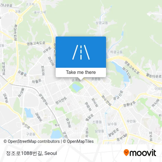 정조로1088번길 map