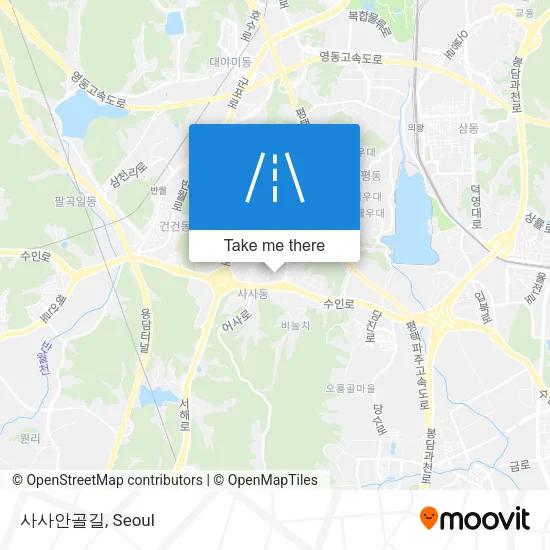 사사안골길 map