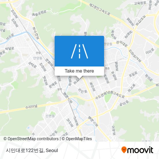 시민대로122번길 map