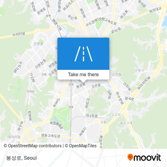 봉성로 map