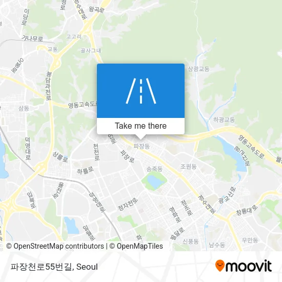 파장천로55번길 map