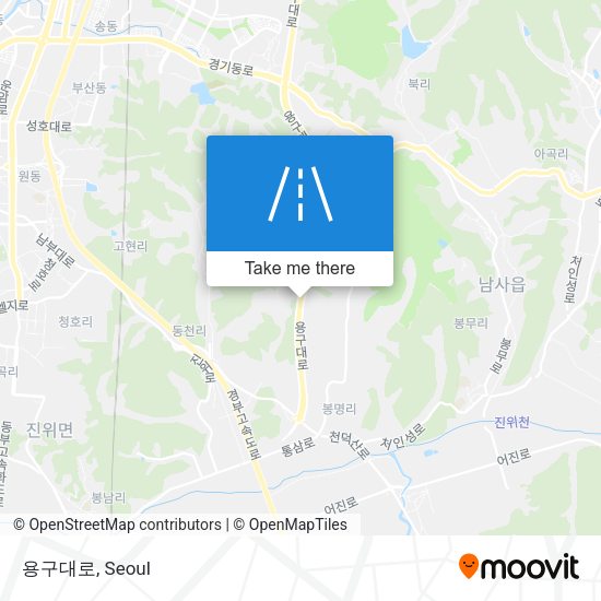 용구대로 map