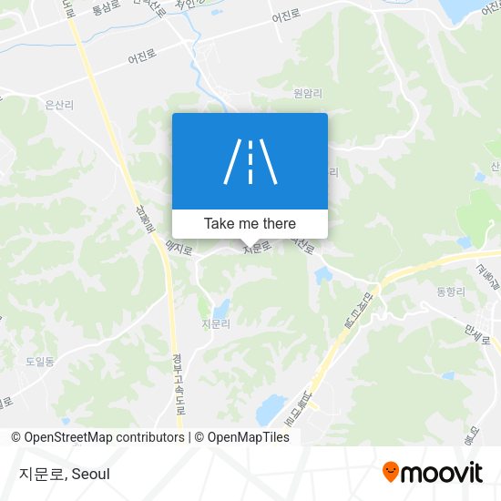 지문로 map