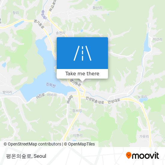 평온의숲로 map