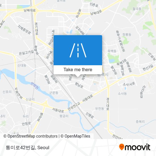 통미로42번길 map