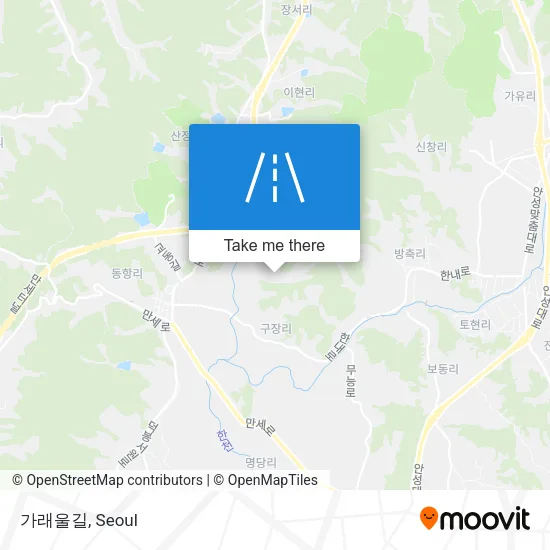 가래울길 map