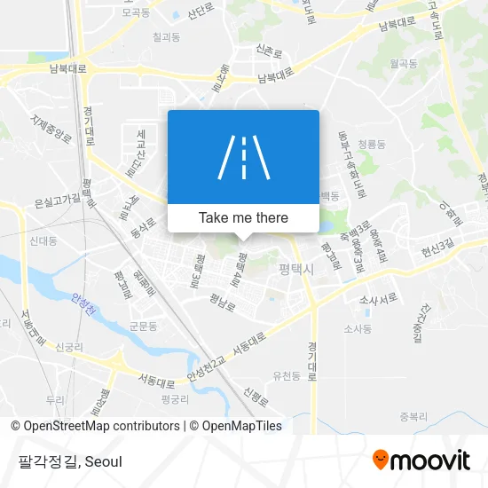 팔각정길 map